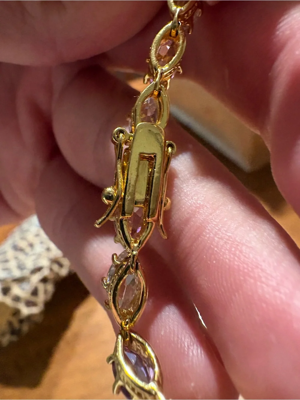 925 Sterling Silver elegant gold